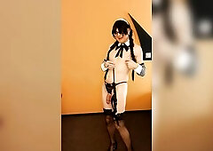 Carina is concupiscent and disrobes undressed for u