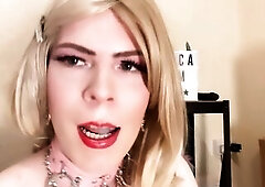 Unfathomable Anal Training Sissy Caged Spunk Flow - Sohimi Monster Sex Toy Vs Jessica Bloom