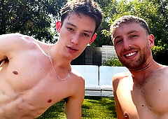 Very lengthy BJ with Kinglsey Kross and Thomas Rosewood