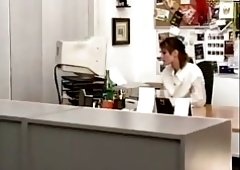 Hot Office Threesome Sex