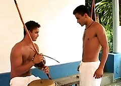 Jizz shot, gay blowjob, brazilian