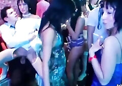 Very lewd nice looking brides dancing erotically and taking plump shafts in the club in public. See pretty sweethearts screwing giant schlongs in publ
