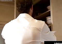 Fastened Marvelous Cougars, Julia Ann & Jessica Jaymes are double drilled by a amoral weenie who ties 'em up & gets his double dose of so