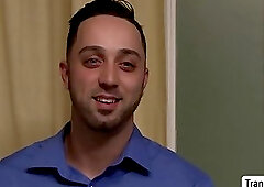 Stud Andrew slams TS Aspen round ass