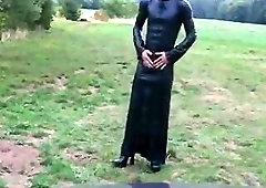 LATEX HIGH HEELS STOCKINGS