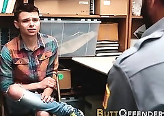 Teen twink shoplifter