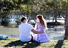 Good girlfriend Avalon is enjoying fucking with a big cock