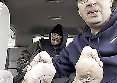 I FOUND SOME GREAT VERY STINKY HOMELESS FEET IN PHILLY