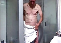 Old men, old men stripped, strip dance