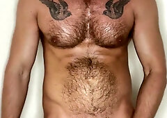 Jock demonstrating off, nip have fun, figure lube, underarms