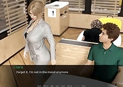 Cheating husband caught after his wife finds him fingering her unshaved pussy