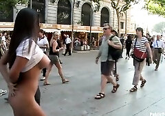 Yoha is paraded throughout the streets exposed, booty drilled, and overspread in cum for all to watch!!!