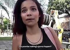 I had this Amateur 18YO LARGE TITTIES LATIN CHICK in UNDERWARE forget her dude existed