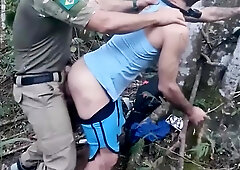 Blowing the Cop's Monstrous Dick