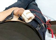 Sex toy, solo toy, estim cumshot