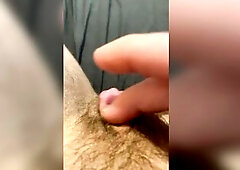 Playing with my impure FTM weenie + cum