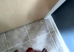 Teenager milking his dick