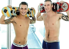 Huge anal romp with Seth Knight, Conor Kline