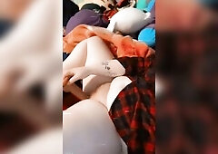 horny alt cutie licks her dildo then puts it inside of her