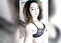 See me flaunt my large chunky booty on camera