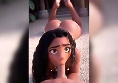Moana CG Full Animation Comics