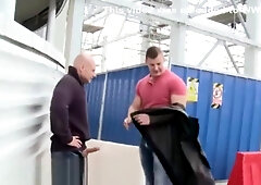 Gay old men sucking outdoors Public Anal Sex In Europe