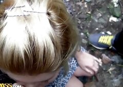 Checking Her Pussy Before Testing Her Lips