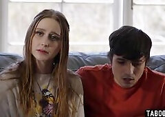 Youth counselor has teen couple finally fuck in front of him since it was all part of the plan He even joined in for a dirty threesome bang of the gir