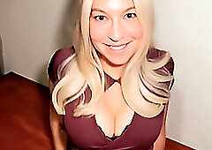 Office Bimbo says she Has a Boyfriend but Lets her Boss Smash Anyway