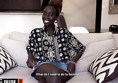I ended up railing COARSE this EBONY AMATEUR who walked in with her CV and her most good bikini... that babe took each jack off until the resume no lo