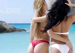 two best friends let loose on vacation cumshot american