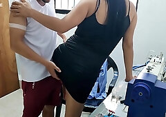 Fucking The Neighborhood Seamstress, She Likes To Fuck Headfirst