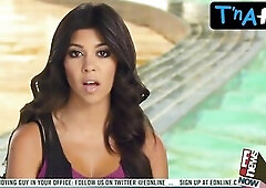Kourtney Kardashian Bikini Scene  in Kourtney AND Khloe Take Miami