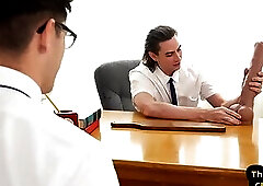 Prolapse jock assfisted on college by his professor