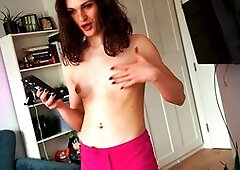 Little she-creature Medelainexx can't stop the teasing