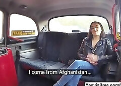 Entirely Afghan Yasmeena gets a free hot sex from cab driver