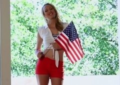 Best pornstar Brett Rossi in Fabulous Masturbation, Blonde sex scene