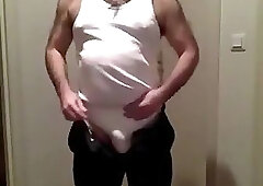 Daddy strips on webcam