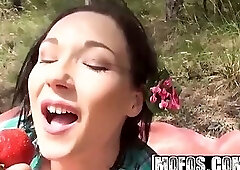 Mofos - Lets Try Anal - (Anne Angel) - Anal Sex in the Woods
