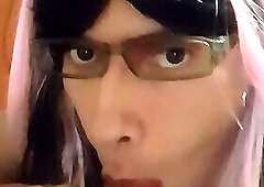 Mexican Crossdresser slut oral sex (soy travesti mexicana)