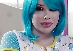 Dressed Like Adorable Doll, Sarina Valentina in Sensual Show for a Horny Audience!