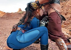 Busty Brunette Vault Dweller Is Thristy & Will Anything For A Drink Of Nuka Cola - Sweetie fox