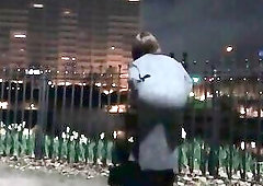 Asian CD Outdoor Piss And Cum