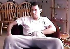 He's a typical straight guy getting his rod sucked by a gay dude