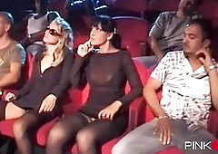 Hawt Luna and Federica Tommasi burst into a red-light cinema greater quantity provocative than ever. It can solely result in an incredible fuckfest.