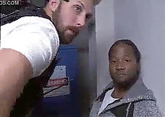 porn gay police movie and nail fireman Purse thief becomes caboose meat