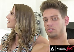 Man Humps Cadence Lux & Spouse In Wild Bumfuck 3some