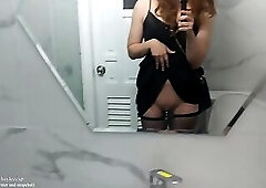 Sissy Haylee's Fucking a Dildo Ass to Mouth in Public Part 1