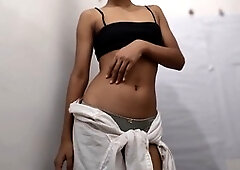 Asian masturbation, getting off, caught