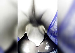 Banging my sex toy in the butt awaiting for anybody to bang mine